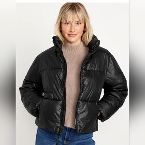 Quilted puffer jacket for women